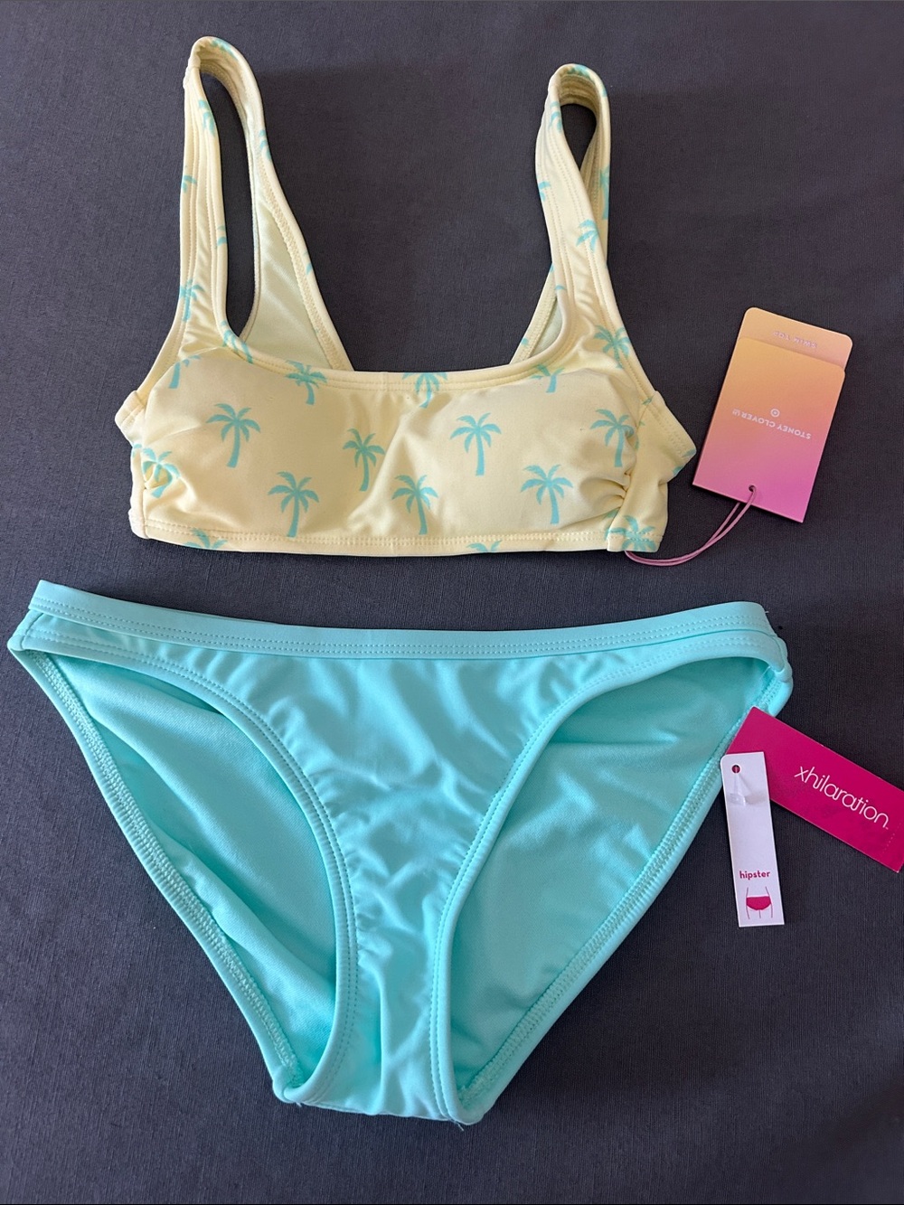 Target Yellow and Aqua Bikini
